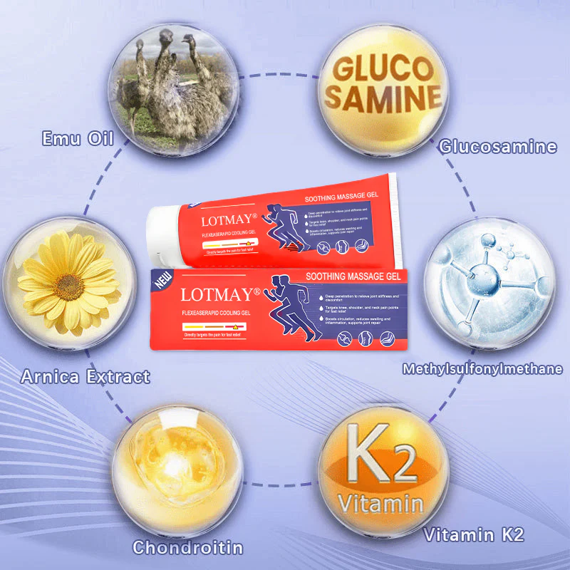 LOTMAY® Turmeric & Emu Oil Arthritis Soothing Pain Relief Massage Gel 12 LOTMAY® Turmeric & Emu Oil Arthritis Soothing Pain Relief Massage Gel