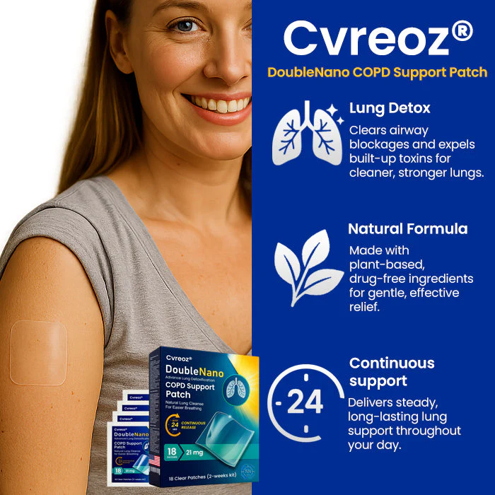 Cvreoz® DoubleNano COPD Support Patch 3 Cvreoz® DoubleNano COPD Support Patch