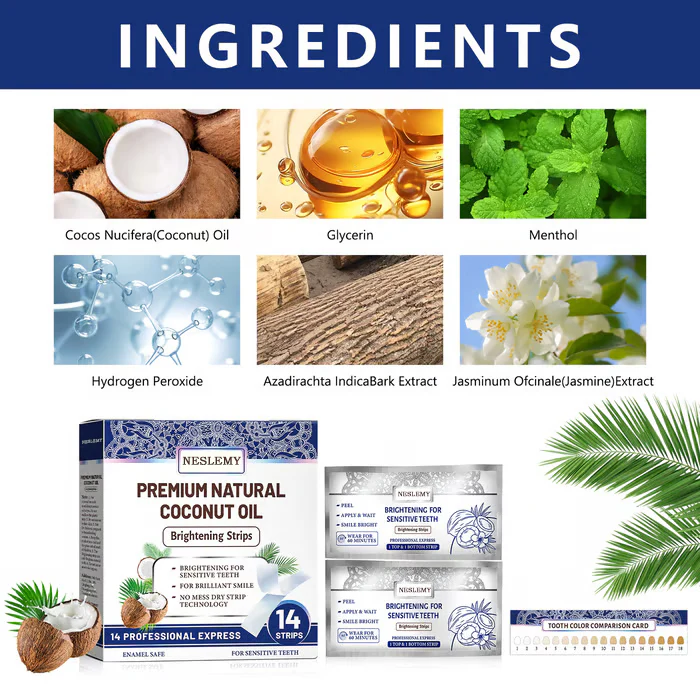 NESLEMY™Coconut Whitening Strips 3 NESLEMY™Coconut Whitening Strips