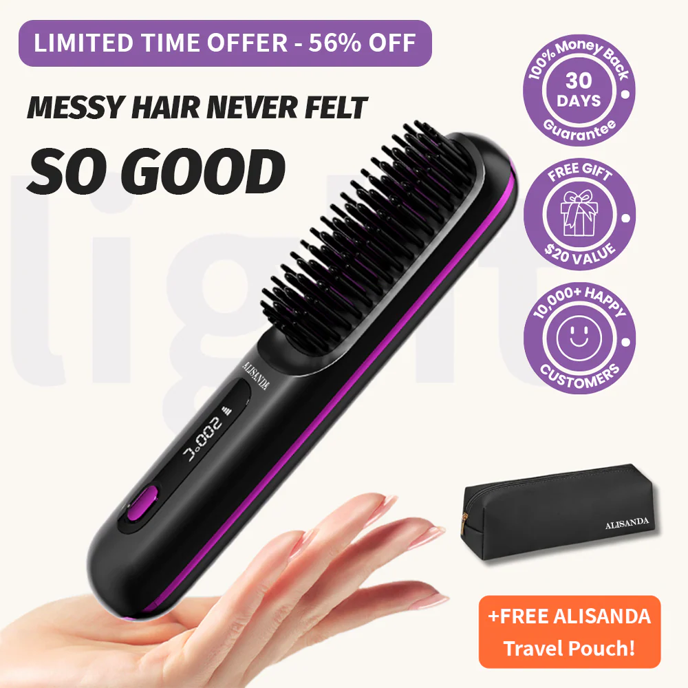 Alisanda™IntelliBrush Hair Straightener 2 Alisanda™IntelliBrush Hair Straightener