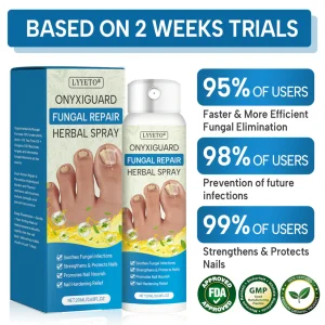 Lyyeto® OnyxiGuard Fungal Repair Herbal Spray ACE 10 Lyyeto® OnyxiGuard Fungal Repair Herbal Spray ACE