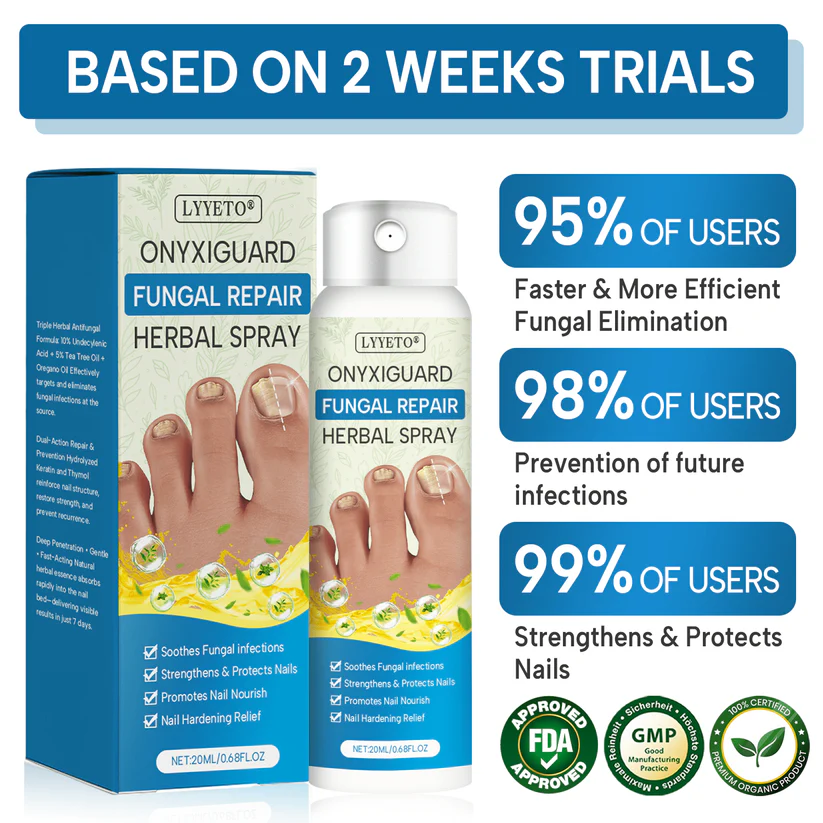 Lyyeto® OnyxiGuard Fungal Repair Herbal Spray ACE 2 Lyyeto® OnyxiGuard Fungal Repair Herbal Spray ACE