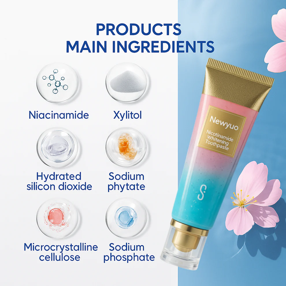 Newyuo® Nicotinamide Toothpaste 7 Newyuo® Nicotinamide Toothpaste