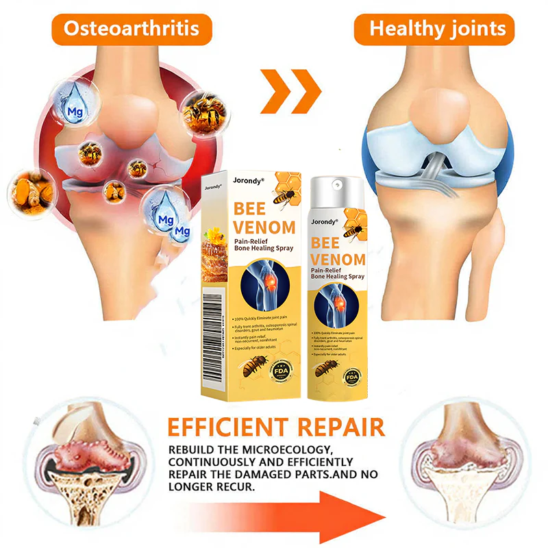 Jorondy® Bee Venom Pain-Relief Bone Healing Spray 14 Jorondy® Bee Venom Pain-Relief Bone Healing Spray