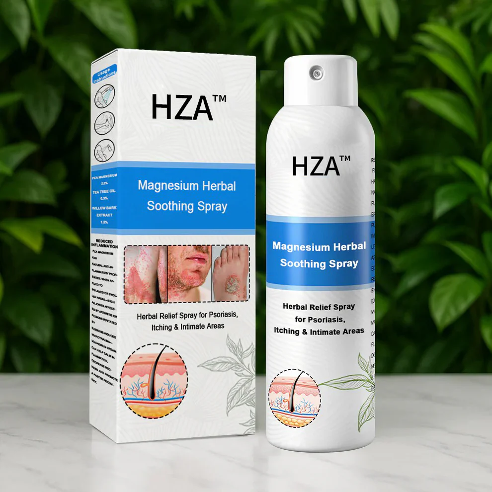 HZA™ Magnesium Herbal Psoriasis Spray 13 HZA™ Magnesium Herbal Psoriasis Spray