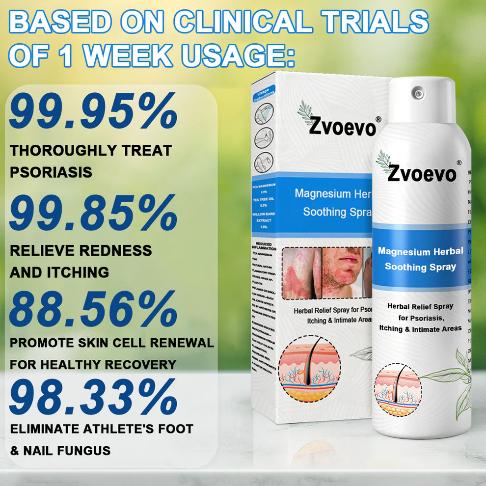 Zvoevo®Magnesium Herbal Psoriasis Spray 4 Zvoevo®Magnesium Herbal Psoriasis Spray
