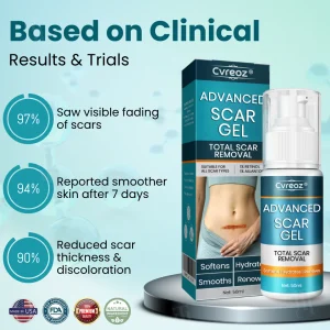 Cvreoz® Advanced Scar Gel – Reveal Smooth, Healthier Skin Fast