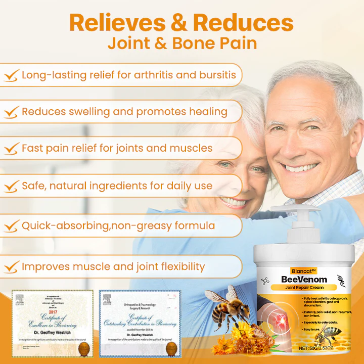 Biancat® BeeVenom Joint Repair Cream 3 Biancat® BeeVenom Joint Repair Cream