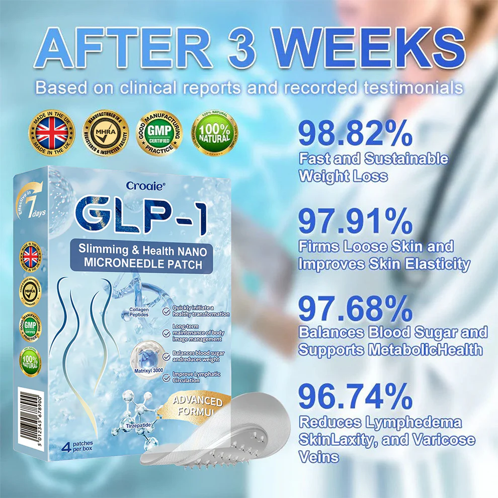 Croaie® GLP-1 Nano-Microneedle Patch with Collagen 3 Croaie® GLP-1 Nano-Microneedle Patch with Collagen