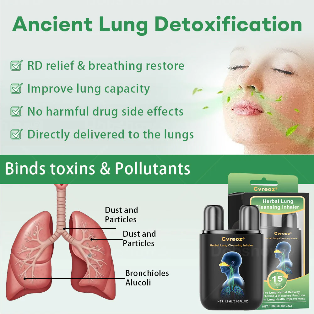 Cvreoz® Herbal Lung Cleansing Inhaler 6 Cvreoz® Herbal Lung Cleansing Inhaler - Image 6