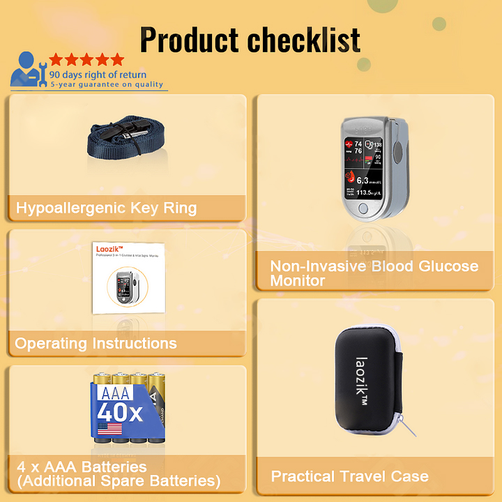 Laozik™ Professional 3-in-1 Blood Glucose & Body Health Monitor 12 Laozik™ Professional 3-in-1 Blood Glucose & Body Health Monitor - Image 12