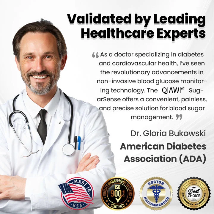 QIAWI® Non-Invasive SugarSense High-Precision Glucose Monitoring Device 9 QIAWI® Non-Invasive SugarSense High-Precision Glucose Monitoring Device