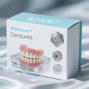 BQYOOM™ Dentures | Invisible Comfort, Natural Grip
