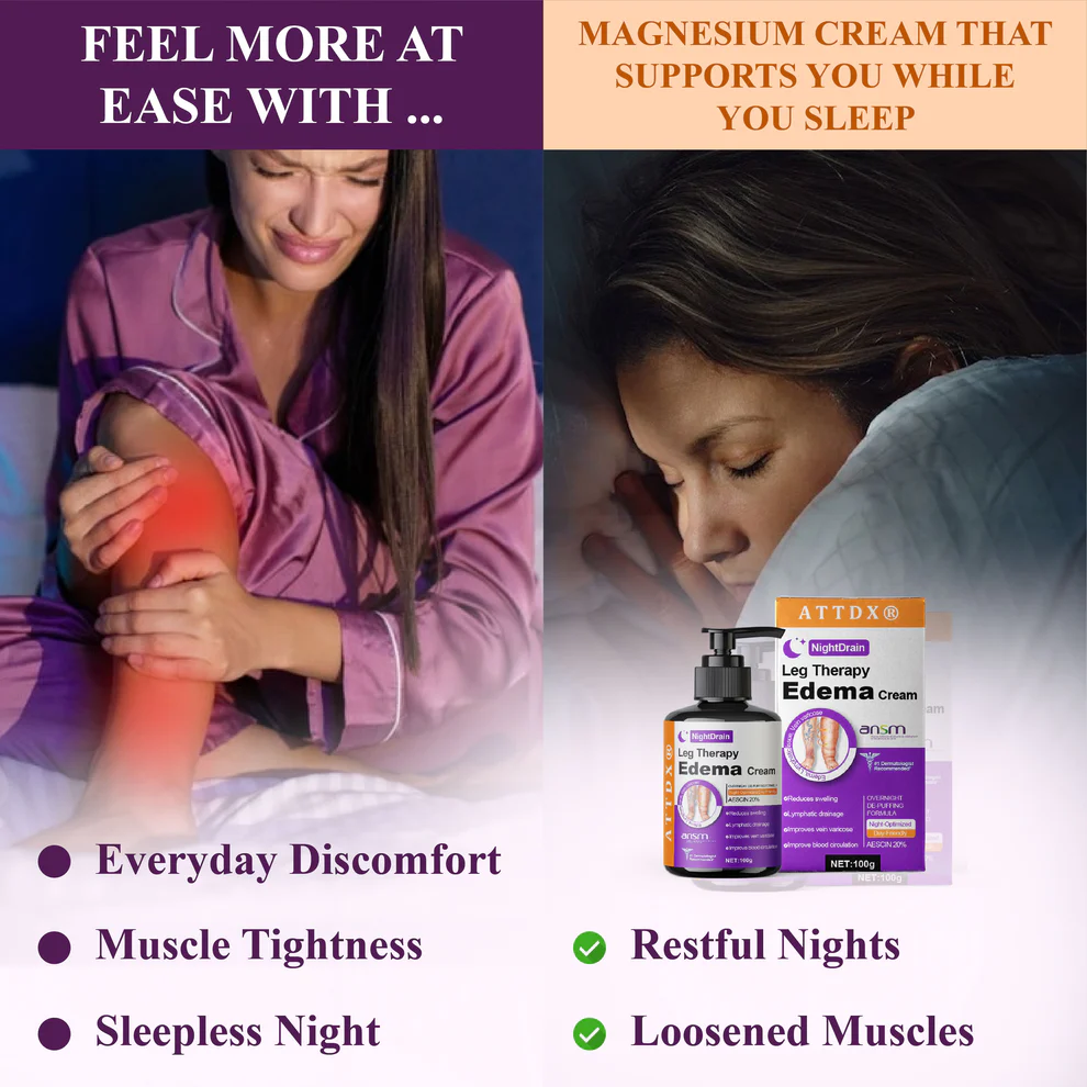 ATTDX® NightDrain Leg Therapy Edema Cream 6 ATTDX® NightDrain Leg Therapy Edema Cream