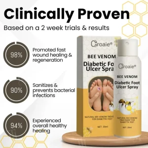 Croaie® Bee Venom Diabetic Foot Ulcer Spray 9 Croaie® Bee Venom Diabetic Foot Ulcer Spray