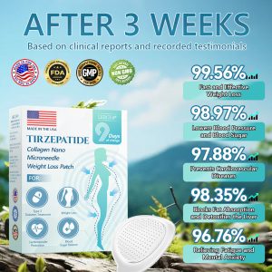 LERCEA® SMGT-GLP-1 Tirzepatide & Collagen Nano Microneedle Weight Loss Patch