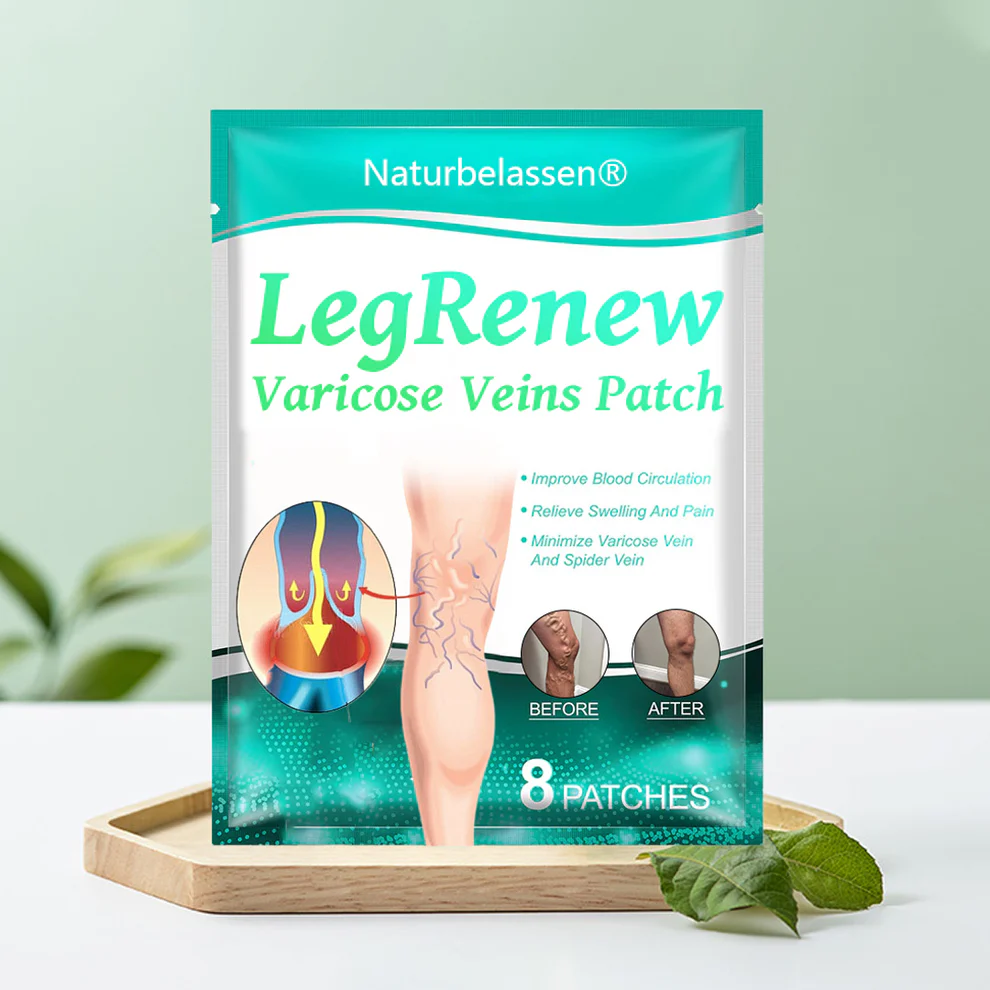 Naturbelassen® Leg Renew Patch 1 Naturbelassen® Leg Renew Patch Improve vein health and banish varicose veins with Naturbelassen® LegRenew Patch—no surgery needed! Naturbelassen® LegRenew Varicose Veins Patch is an advanced, non-invasive solution to reduce the appearance of varicose veins and improve overall vein health. Packed with anti-inflammatory and antioxidant nutrients, it boosts circulation, soothes irritation, and strengthens vein walls and valves, all while alleviating discomfort and swelling—right from the comfort of your home. Real User Testimonials "I noticed a huge difference in just two weeks!" "I've been self-conscious about my legs for years, but these patches are a total game changer. They're so comfortable to wear, and I actually started seeing my veins fade after the first week. I finally feel hopeful about my legs again." — Lisa T "No more aching legs by the end of the day!" "I work in retail and spend over eight hours a day on my feet. It’s exhausting, and my legs used to ache so badly. Since using these patches, the swelling and pain have gone down noticeably. Plus, they’re super easy to use—I just stick them on, and they do their thing." — Diane M "Why didn’t I find this sooner?" "I used to avoid wearing shorts all the time because I felt so self-conscious about my legs. Now, I actually feel confident again! It’s amazing how simple it is—I just wear the patch while I sleep, and I’ve seen incredible changes. Highly recommend it!" — Margaret S Understanding Varicose Veins: Causes and Effects Varicose veins are swollen, twisted veins that often appear on the legs and feet. They happen when the tiny valves in your veins, which keep blood flowing to your heart, become weak or damaged. This causes blood to collect in the veins, making them bulge and become visible as blue or purple lines under the skin. While they may seem like just a cosmetic issue, varicose veins can cause discomfort, heaviness, swelling, and even pain. In some cases, they can lead to skin discoloration or inflammation. Common causes include aging, genetics, pregnancy, hormonal changes, obesity, prolonged sitting or standing, and lack of exercise. Women are more likely to develop them, especially as they age. Symptoms of Varicose Veins Swelling in the legs or ankles A feeling of heaviness, pain, warmth, or tingling in the legs Visible veins that are blue or purple, often twisted or bulging Many people experience leg pain, swelling, and fatigue from varicose veins, which can disrupt daily activities and significantly reduce their quality of life. How Does the Naturbelassen® LegRenew Varicose Veins Patch Work? The Naturbelassen®LegRenew Varicose Veins Patch uses microneedling technology to create tiny skin micro-channels, ensuring deeper absorption of active ingredients. This boosts blood flow, relaxes veins, and enhances circulation for fast relief. Its anti-inflammatory properties reduce swelling while promoting vein repair, tissue regeneration, and elasticity improvement. Advanced Microneedle Technology, Easy as a Patch Each ultra-thin patch contains hundreds of microscopic needles made from skin-safe ingredients. These microneedles: Penetrate the top layer of skin (painlessly!) Deliver healing plant extracts like Safflower, Honeysuckle & Astragalus Help reduce inflammation, boost blood flow, and break up discoloration Reduce Swelling and Discomfort The Naturbelassen®LegRenew Varicose Veins Patch provides an effective solution for managing discomfort caused by varicose veins. Regular use helps alleviate inflammation, pain, redness, and heat by addressing the root issues. Its specialized formula includes ingredients that constrict blood vessels, improving blood flow and preventing pooling. This reduces swelling and offers lasting relief from edema. Boost Blood Circulation Designed to enhance overall vein health, the Naturbelassen®LegRenew Varicose Veins Patch contains active ingredients that stimulate blood flow in affected areas. When applied, it works to expand blood vessels, promoting circulation and reducing congestion. By supporting vascular health, it improves blood flow for stronger, healthier veins. Enhance Skin Appearance The Naturbelassen®LegRenew Varicose Veins Patch is an excellent choice for addressing visible vein concerns such as dilated capillaries, bruising, or telangiectasia. Infused with natural herbal extracts, this gentle yet effective formula significantly enhances the appearance of varicose veins, leaving your skin healthier and smoother. The patch’s innovative design offers immediate comfort and long-term support, making it a convenient and effective solution for improving vein health and circulation. Clinically Proven: Transforming Vein Health with Naturbelassen® LegRenew As a dermatologist, I’ve seen how frustrating it can be for patients with varicose veins when traditional treatments don’t work. Many want a safe, natural way to manage symptoms and improve vein health, which led me to create the Naturbelassen® LegRenew Varicose Veins Patch. For over five years, it has helped thousands improve circulation, reduce swelling, and ease discomfort. Made with premium natural ingredients, Naturbelassen® LegRenew provides a non-invasive option to support vein health, restore comfort, and boost confidence. It’s been rewarding to witness how Naturbelassen® LegRenew has transformed so many lives. Why Choose Naturbelassen®LegRenew Varicose Veins Patch? Reduce Visible Veins: Effectively minimize the appearance of varicose and spider veins for smoother, healthier-looking legs. Relieve Discomfort: Alleviate pain, heaviness, and fatigue with targeted relief designed to comfort tired, aching legs. Boost Circulation: Enhance blood flow and decrease swelling, promoting healthier and more energized legs. Support Vein Health: Strengthen vein walls and help prevent further dilation for lasting vascular health. Nourish Skin: Hydrate and soothe dry, irritated skin, leaving it revitalized with a smoother texture. Safe & Gentle Care: Enjoy clinically proven results free from harmful ingredients or side effects, suitable for sensitive skin. Convenient & Non-Invasive: Easy to use at home, day or night, for instant relief and ongoing support. Ethically Developed: Cruelty-free formulation created in FDA-registered laboratories in the United States. The Power of Natural Ingredients Each patch contains natural, clinically-backed ingredients to address varicose veins and support skin health. Safflower, rich in fatty acids and antioxidants, hydrates the skin, soothes irritation, enhances texture, and reduces redness. Astragalus revitalizes and heals by boosting circulation and strengthening blood vessels for healthier veins. Honeysuckle calms and nourishes with anti-inflammatory and antioxidant properties, easing swelling, redness, and irritation. Licorice soothes skin, brightens dull areas, and reduces redness with powerful anti-inflammatory benefits. Salvia, or sage, enhances circulation, relieves swelling, and protects skin and veins with antioxidant benefits. Angelica nourishes, improves blood flow, and calms inflammation, promoting smoother, healthier skin. How to Use Step 1: Ensure the skin is clean and dry. Remove the patch and firmly apply it to the affected area. Step 2: After application, keep the area as still as possible for optimal results. The patch will start working within minutes. Step 3: Once the patch is securely applied, you can go about your daily activities. Tips for Best Results: For best results, apply the Naturbelassen®LegRenew Varicose Veins Patch to clean, dry skin, ensuring any skincare products are fully absorbed, and wear it for the recommended duration. Product Specifications: Ingredients: Safflower, Astragalus, Honeysuckle, Licorice, Salvia, Angelica Net Weight: 1 bag containing 8 patches GooShopo: Trusted Worldwide for Smart, Secure Shopping GooShopo is a trusted eCommerce platform offering high-quality products at exceptional value. Established in 2019, we focus on consistent product standards, secure order processing, and dependable international delivery. Our platform is designed for customers who demand efficiency, transparency, and premium service with every purchase. Shipping Details All orders are processed within 3-5 business days. Delivery time typically ranges from 2-3 weeks depending on your location. Each shipment includes tracking details to keep you informed at every stage. Easy Returns We offer a 30-day return policy for eligible items. Customers may return unused products in original condition. Return shipping costs are the responsibility of the buyer. Our support team is available to assist with any return request. 100% Money-Back Guarantee Your satisfaction is our priority. If a product does not meet your expectations, GooShopo will provide a full refund or a replacement, ensuring a secure and risk-free shopping experience. ABOUT US SHIPPING POLICY REFUND&RETURNS POLICY CONTACT US