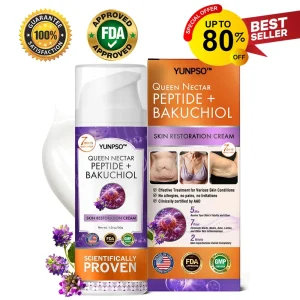 YUNPSO™ Queen Nectar Peptide + Bakuchiol Skin Restoration Cream