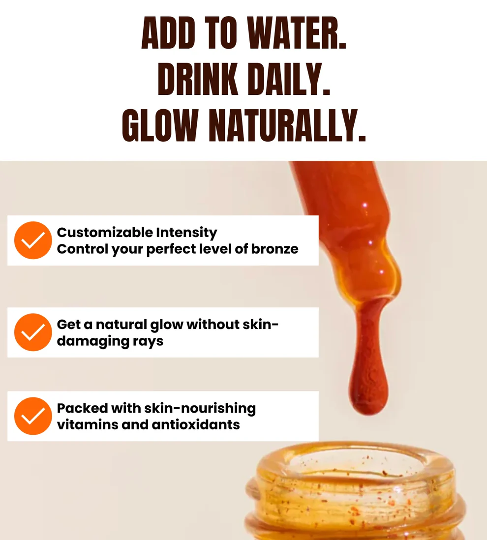 Zeria Drinkable Tanning Drops 4 Zeria Drinkable Tanning Drops