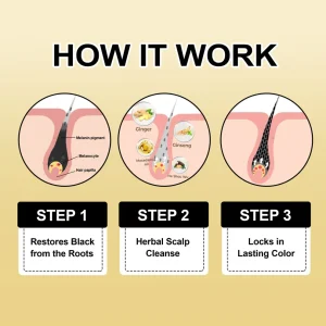 Cvreoz® 3-in-1 Black Hair Dye Shampoo