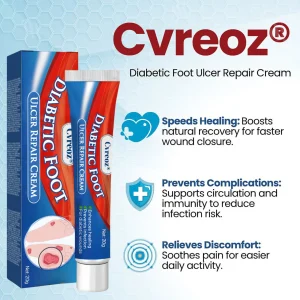 Cvreoz® Diabetic Foot Ulcer Repair Cream 11 Cvreoz® Diabetic Foot Ulcer Repair Cream