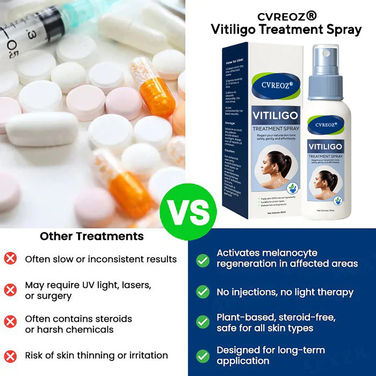 Cvreoz® Vitiligo Treatment Spray 6 Cvreoz® Vitiligo Treatment Spray - Image 6