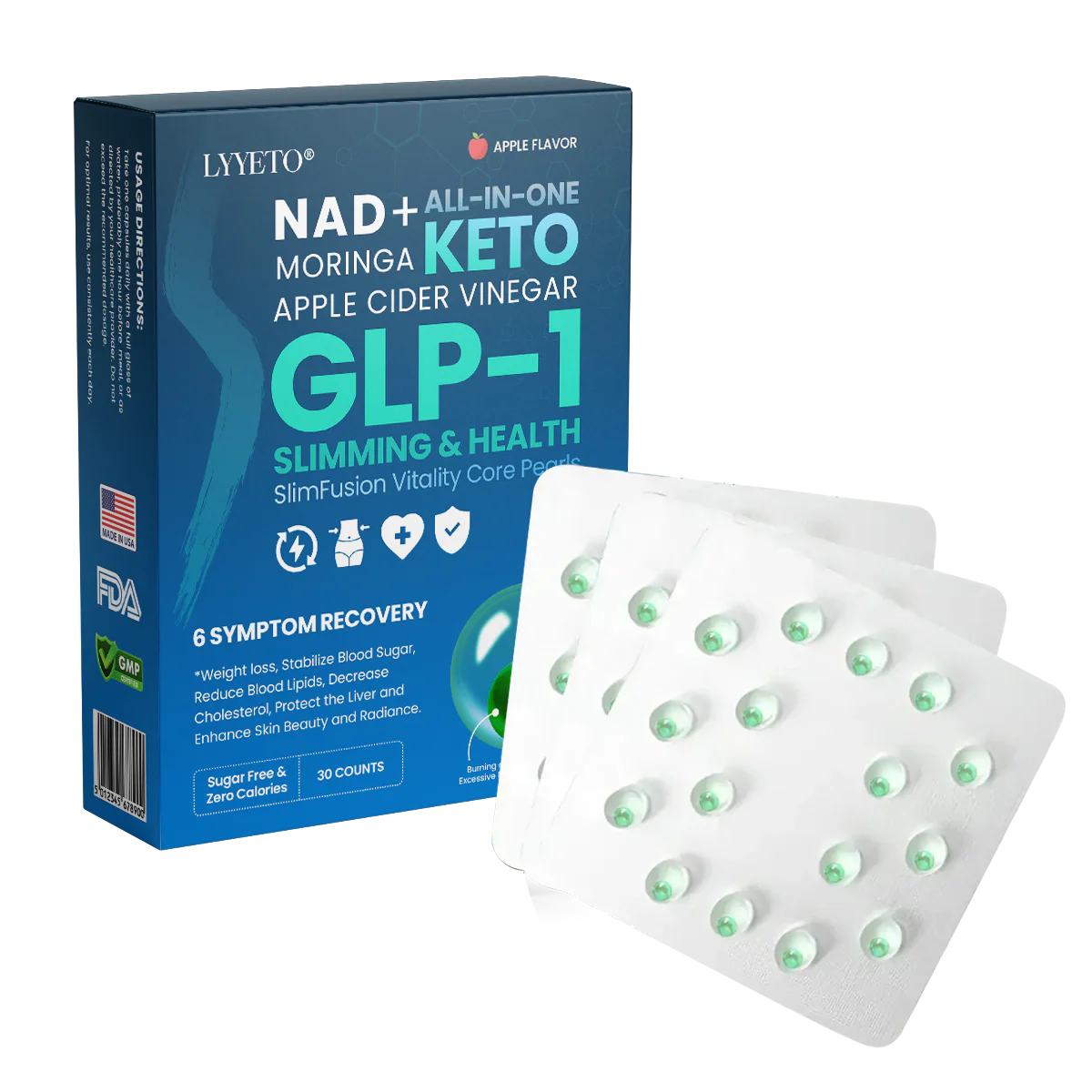 Lyyeto® GLP-1 Slimming & Health SlimFusion Vitality Core Pearls 16 Lyyeto® GLP-1 Slimming & Health SlimFusion Vitality Core Pearls - Image 16