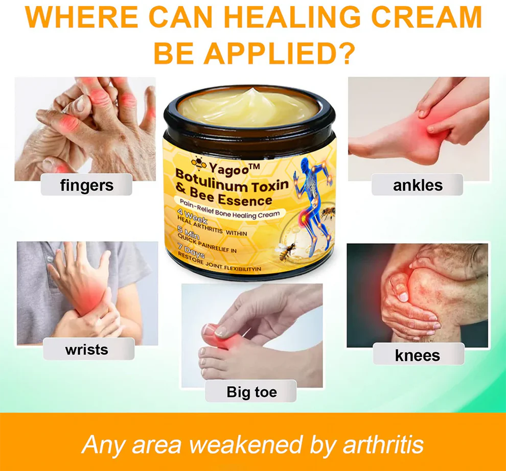 Yagoo™ Botulinum & Bee Essence Pain Relief Bone Healing Cream 21 Yagoo™ Botulinum & Bee Essence Pain Relief Bone Healing Cream