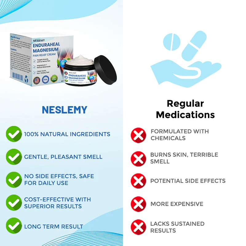 NESLEMY® EnduraHeal Magnesium Pain Relief Cream 6 NESLEMY® EnduraHeal Magnesium Pain Relief Cream