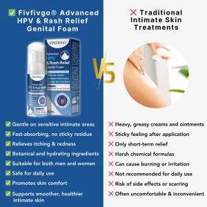 Fivfivgo® Advanced HPV & Rash Relief Genital Foam 12 Fivfivgo® Advanced HPV & Rash Relief Genital Foam
