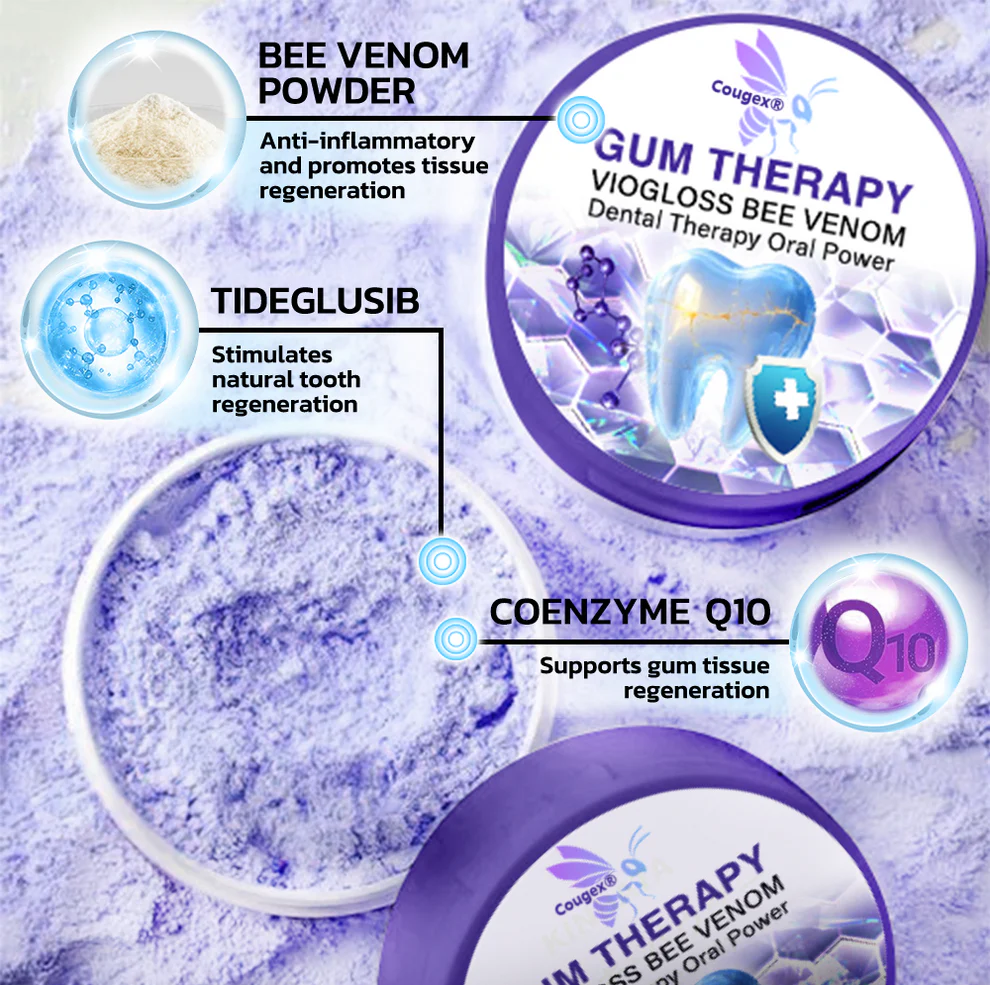 Cougex® VioGloss Bee Venom Dental Therapy Oral Power 8 Cougex® VioGloss Bee Venom Dental Therapy Oral Power