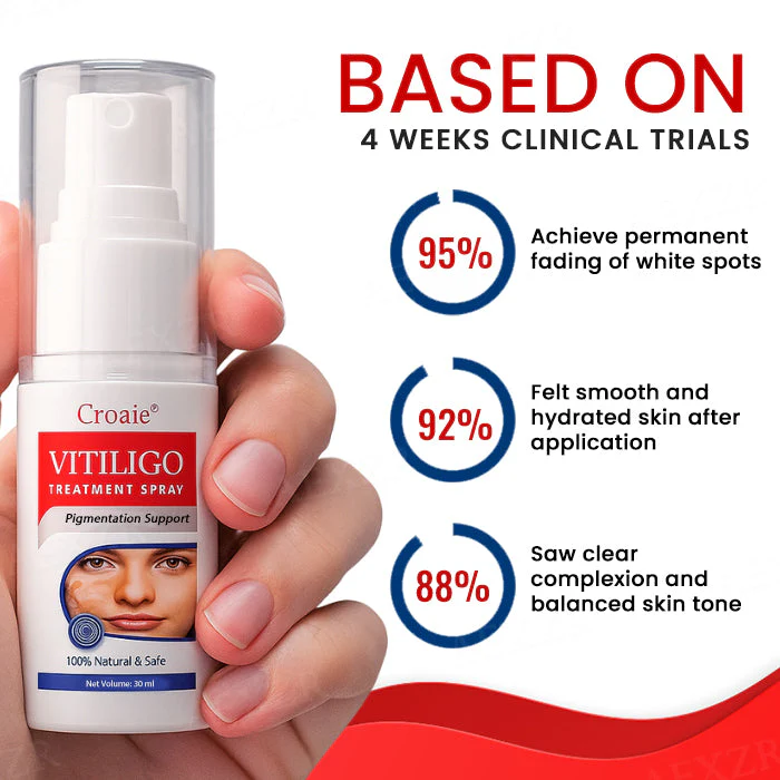 Croaie® Vitiligo Treatment Spray - No allergies 6 Croaie® Vitiligo Treatment Spray - No allergies