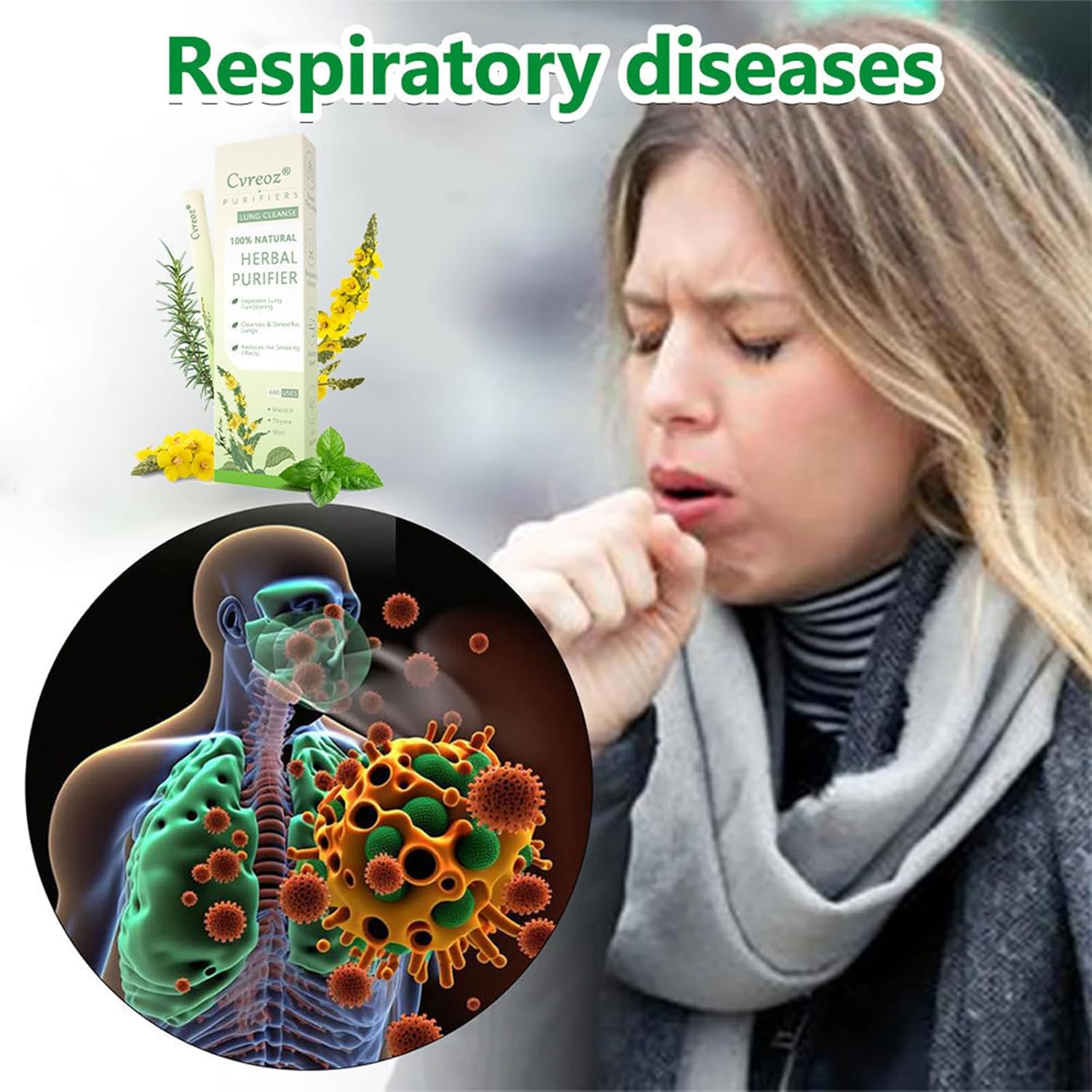 Cvreoz® Mullein Herbal Lung Purifier 2 Cvreoz® Mullein Herbal Lung Purifier