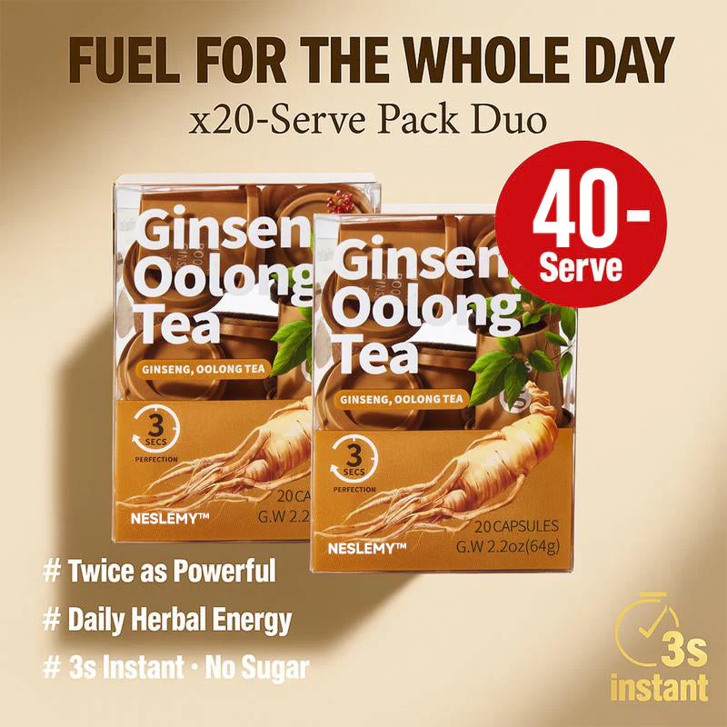 NESLEMY™ Ginseng Oolong Wellness Tea 10 NESLEMY™ Ginseng Oolong Wellness Tea