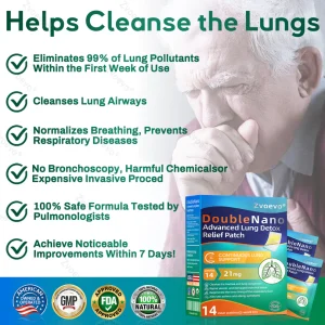Zvoevo® DoubleNano Advanced Lung Detox Relief Patch