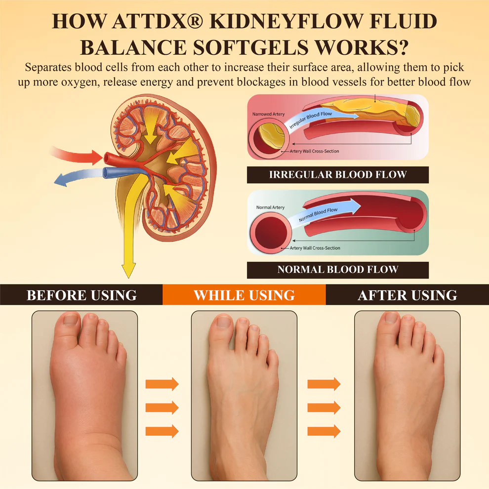 ATTDX® KidneyFlow Fluid Balance Softgels 5 ATTDX® KidneyFlow Fluid Balance Softgels