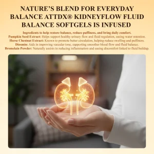 ATTDX® KidneyFlow Fluid Balance Softgels 18 ATTDX® KidneyFlow Fluid Balance Softgels