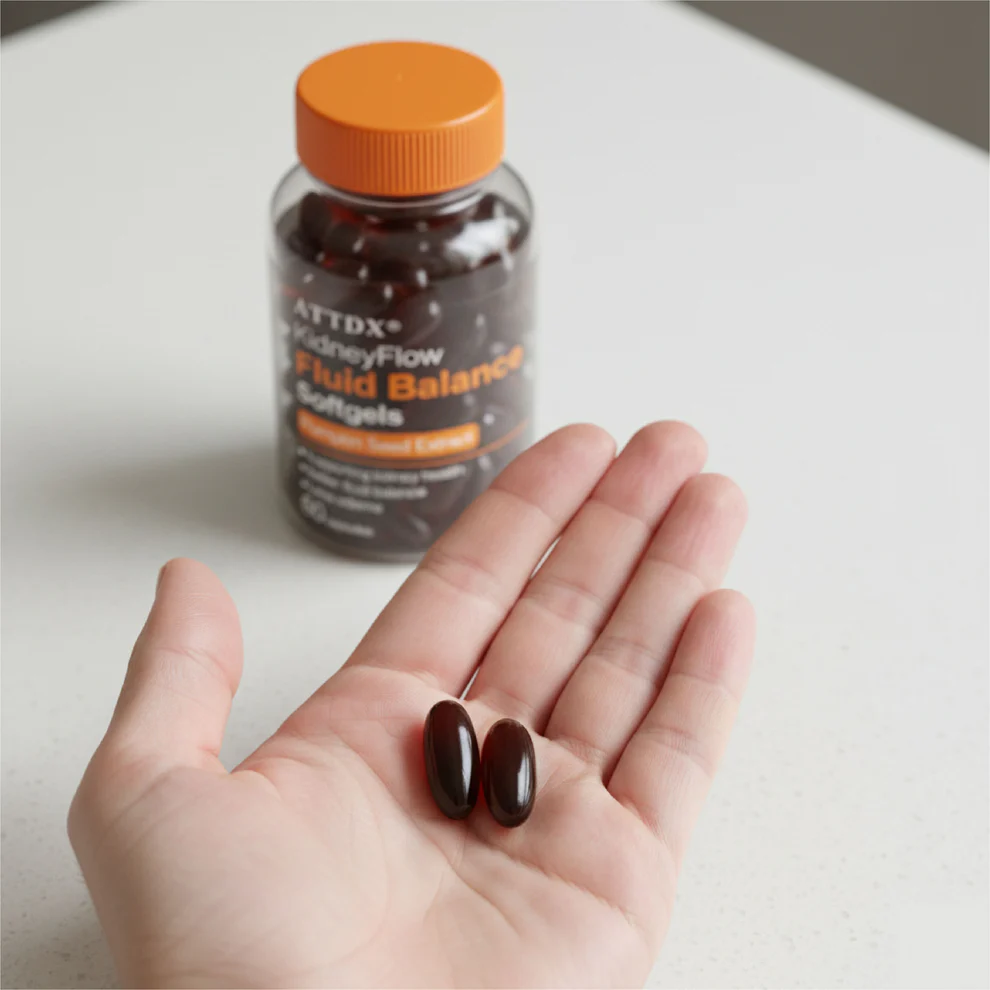 ATTDX® KidneyFlow Fluid Balance Softgels 10 ATTDX® KidneyFlow Fluid Balance Softgels