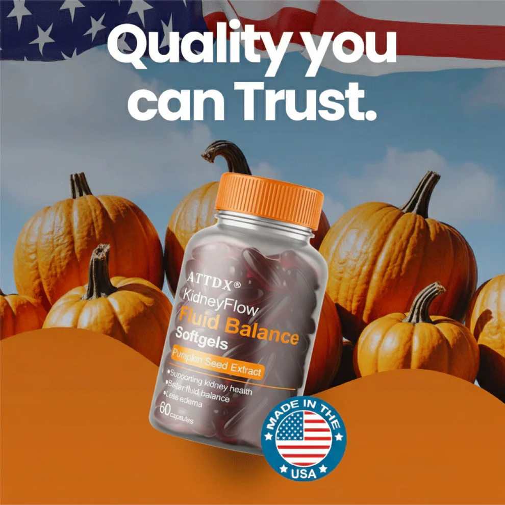 ATTDX® KidneyFlow Fluid Balance Softgels 9 ATTDX® KidneyFlow Fluid Balance Softgels