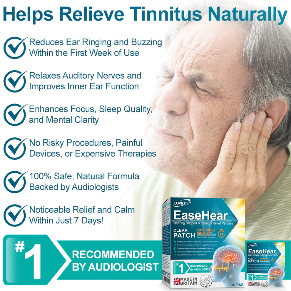 LOVILDS™ EaseHear Instant Hearing Support & Tinnitus Relief Patches 4 LOVILDS™ EaseHear Instant Hearing Support & Tinnitus Relief Patches