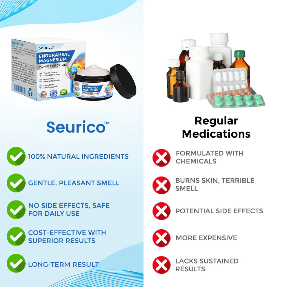Seurico™ EnduraHeal Magnesium Pain Relief Cream 8 Seurico™ EnduraHeal Magnesium Pain Relief Cream