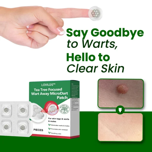 LOVILDS™Tea Tree Focused Wart Away MicroDart Patch 1 LOVILDS™Tea Tree Focused Wart Away MicroDart Patch