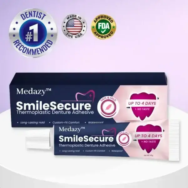 Medazy™ SmileSecure Thermoplastic Denture Adhesive 1 Medazy™ SmileSecure Thermoplastic Denture Adhesive