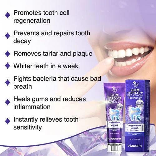 Rolimey® VioCore Bee Venom Dental Treatment Toothpaste 9 Rolimey® VioCore Bee Venom Dental Treatment Toothpaste
