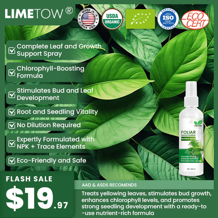 LIMETOW® Foliar Brightening Nutrient Spray 12 LIMETOW® Foliar Brightening Nutrient Spray