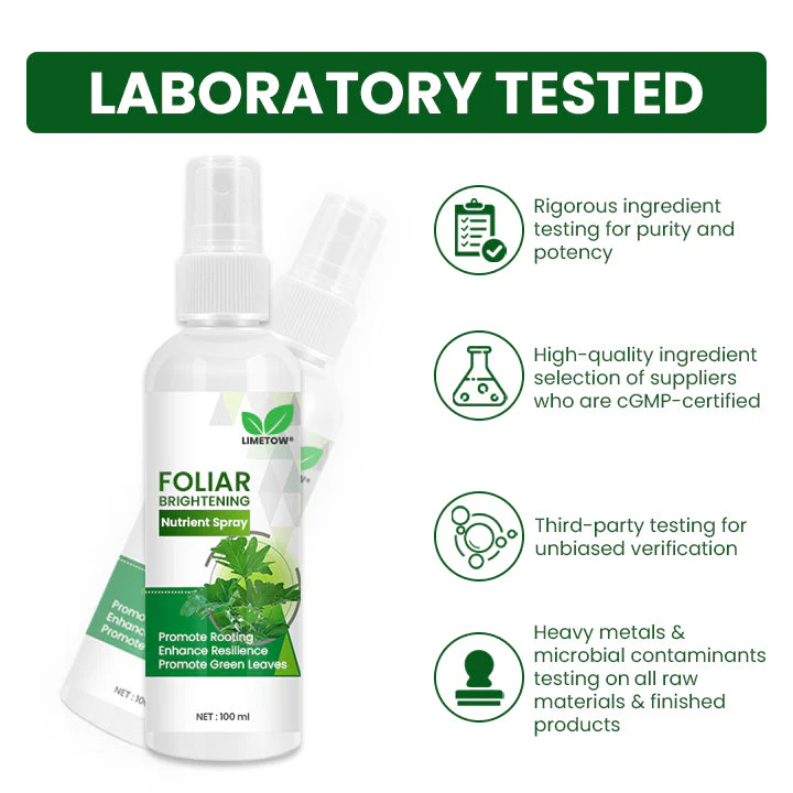 LIMETOW® Foliar Brightening Nutrient Spray 8 LIMETOW® Foliar Brightening Nutrient Spray
